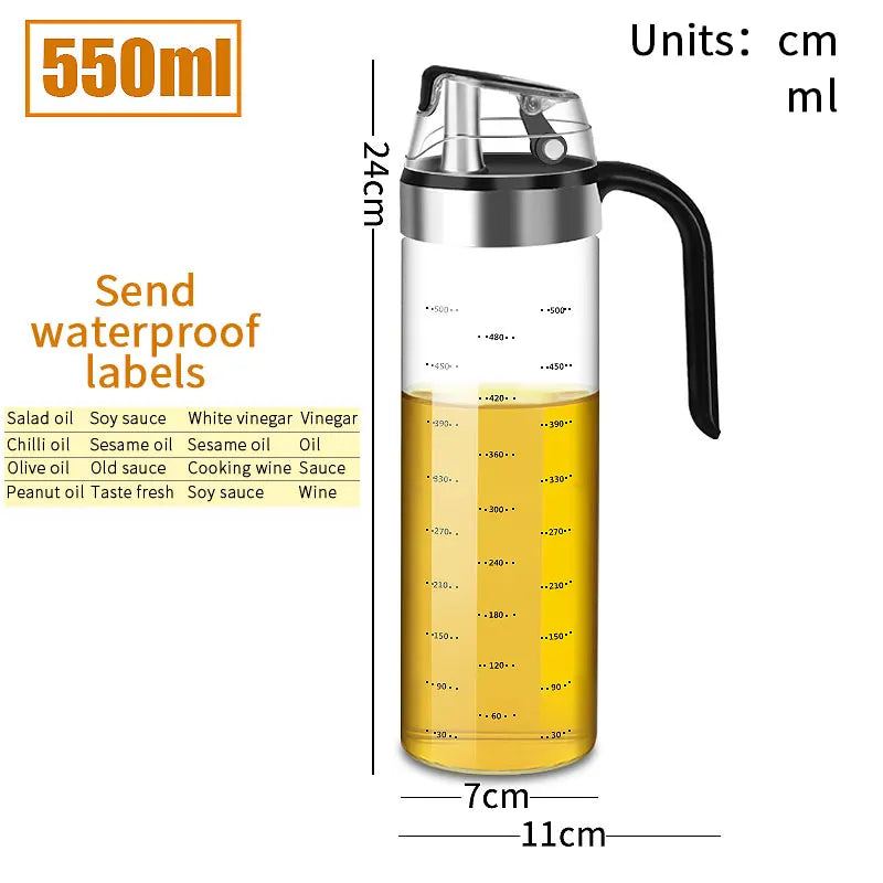 Kochen Gewürz Flasche Spender Sauce Flasche Glas Lagerung Flaschen Für Gewürz Glas Öl Spray Essig Kreative Küche Werkzeuge-Yabubest - Home & More