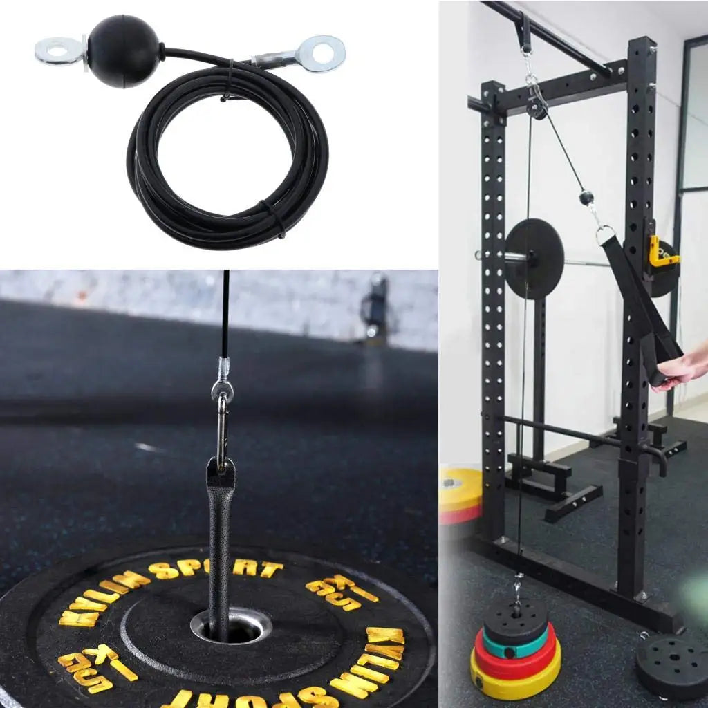 Fitness Kabel Seil Pulley System Stahl für Home Gym Workout Training