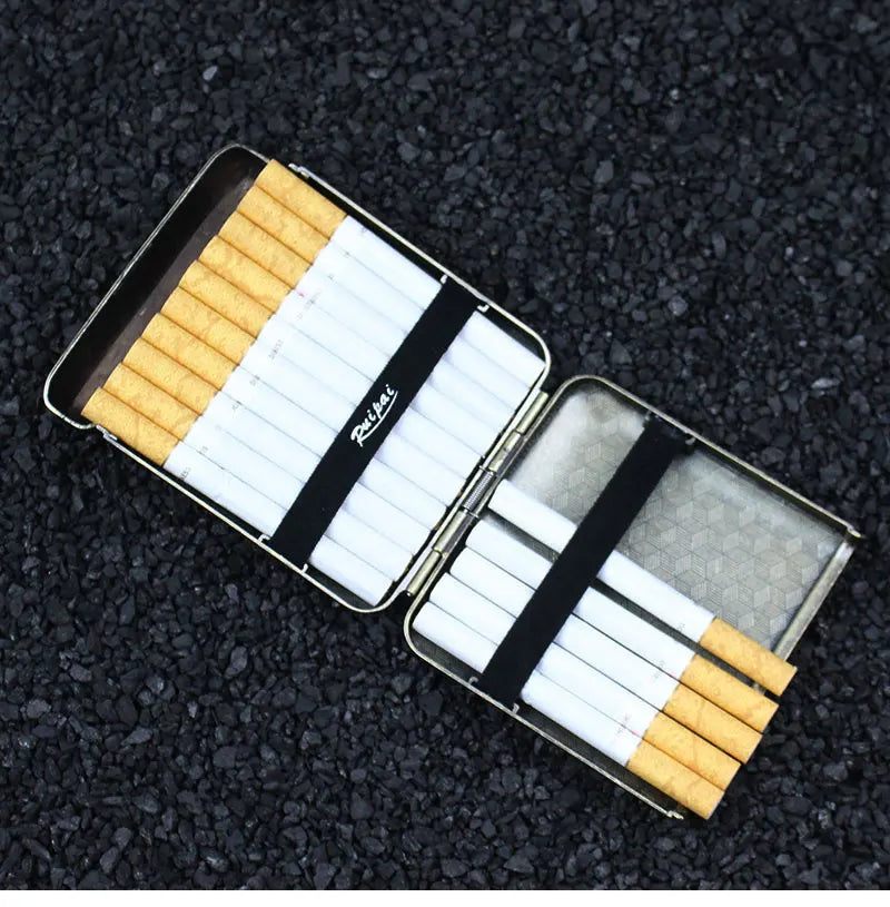 Metall Zigarettenetui mit Adler Muster für 20 Zigaretten