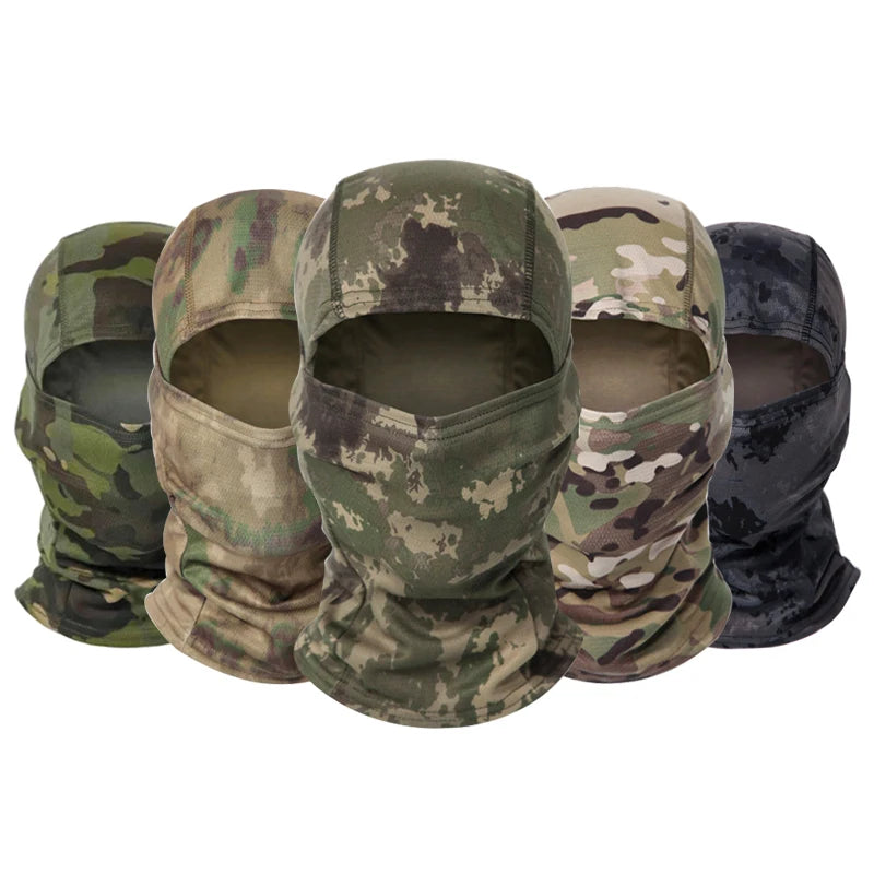 Camouflage Sturmhaube Strickmütze für Outdoor Sport und Motorrad