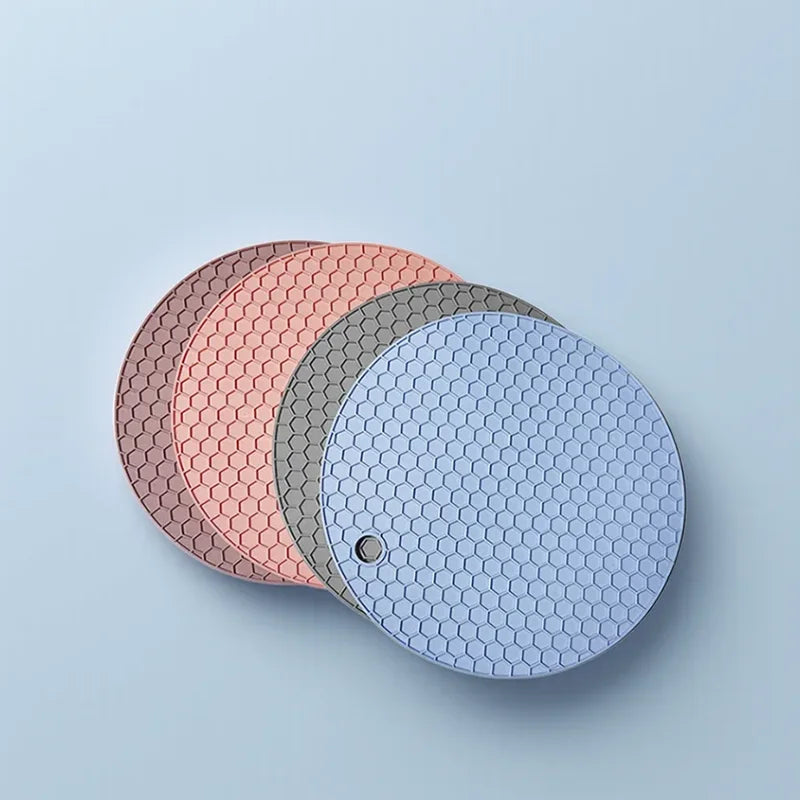 Hitzebeständiges Silikon-Tischset mit Wabenstruktur für Küche & Esszimmer