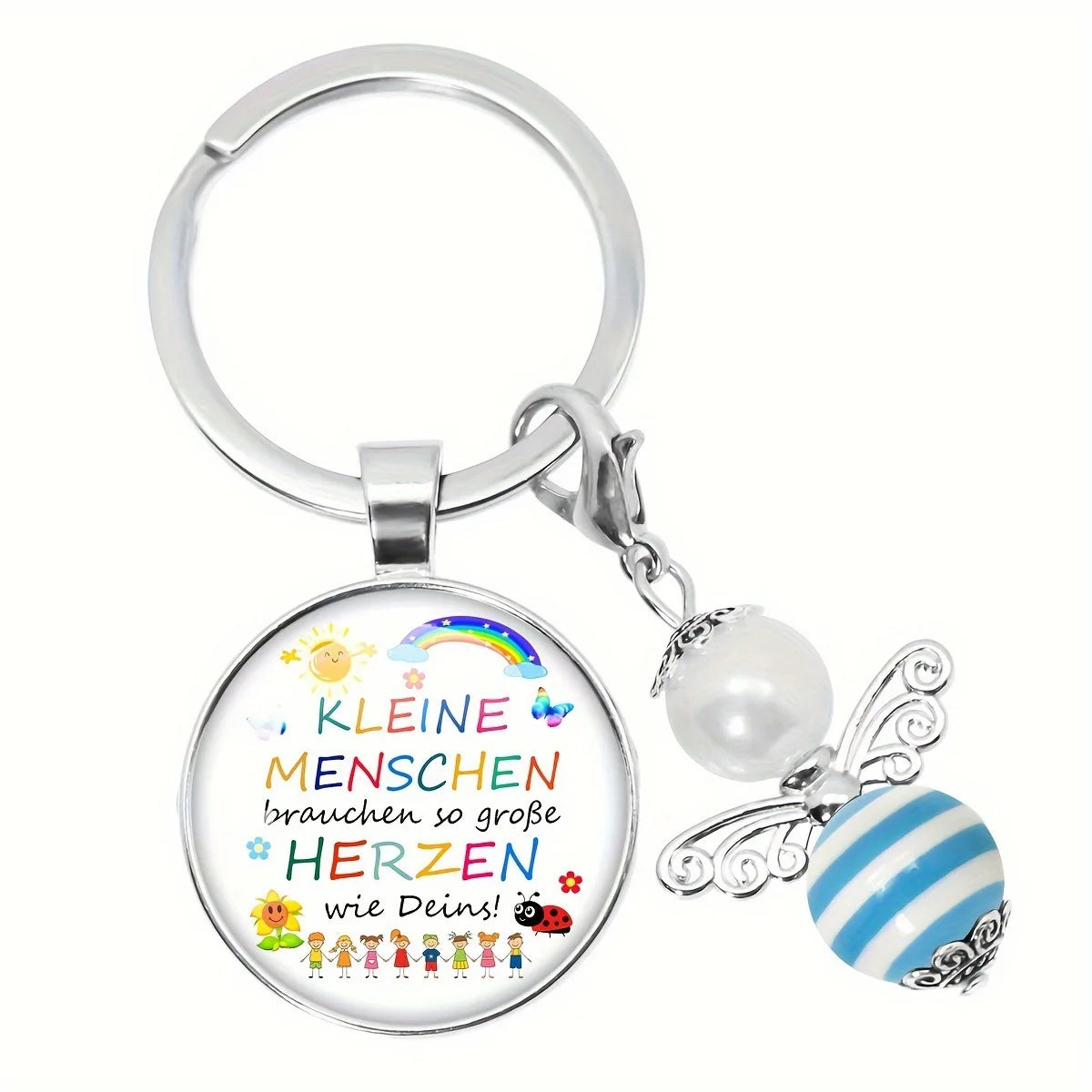 Herz Schlüsselanhänger Geschenk für Betreuer und Pädagogen