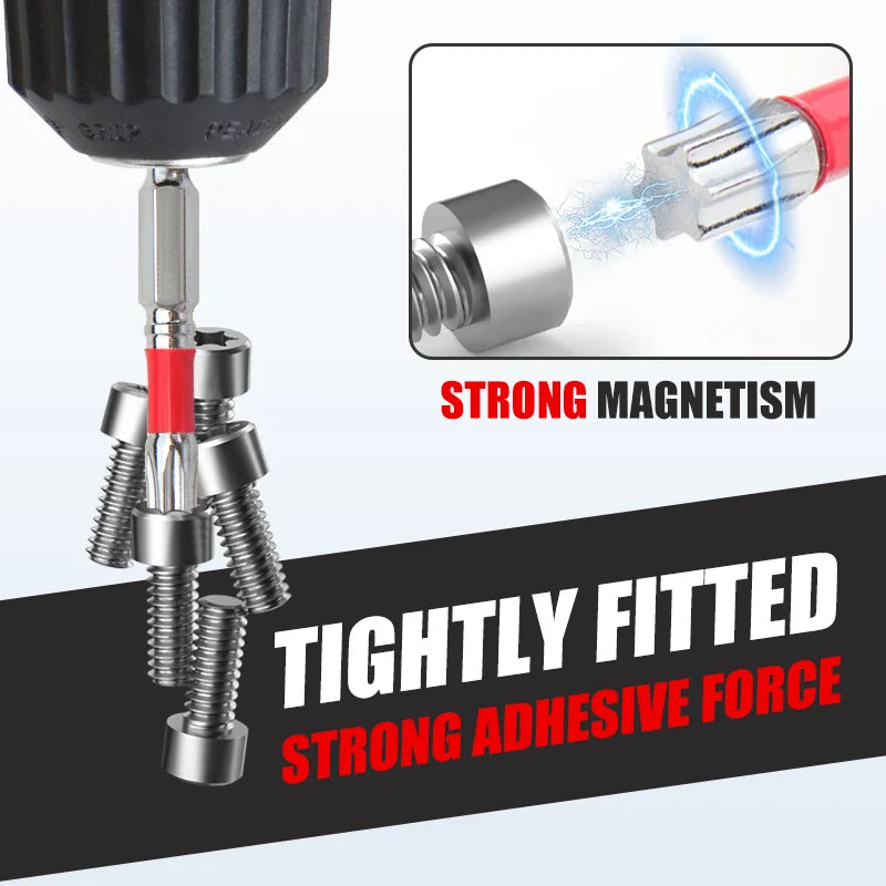 2-Zoll Torx Schraubendreher-Bit-Set, magnetisch, S2 Stahl für Werkstatt - Heim