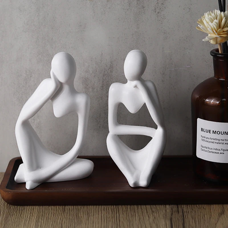 3D Silikonform für DIY Denker Statue und abstrakte Kunstwerke