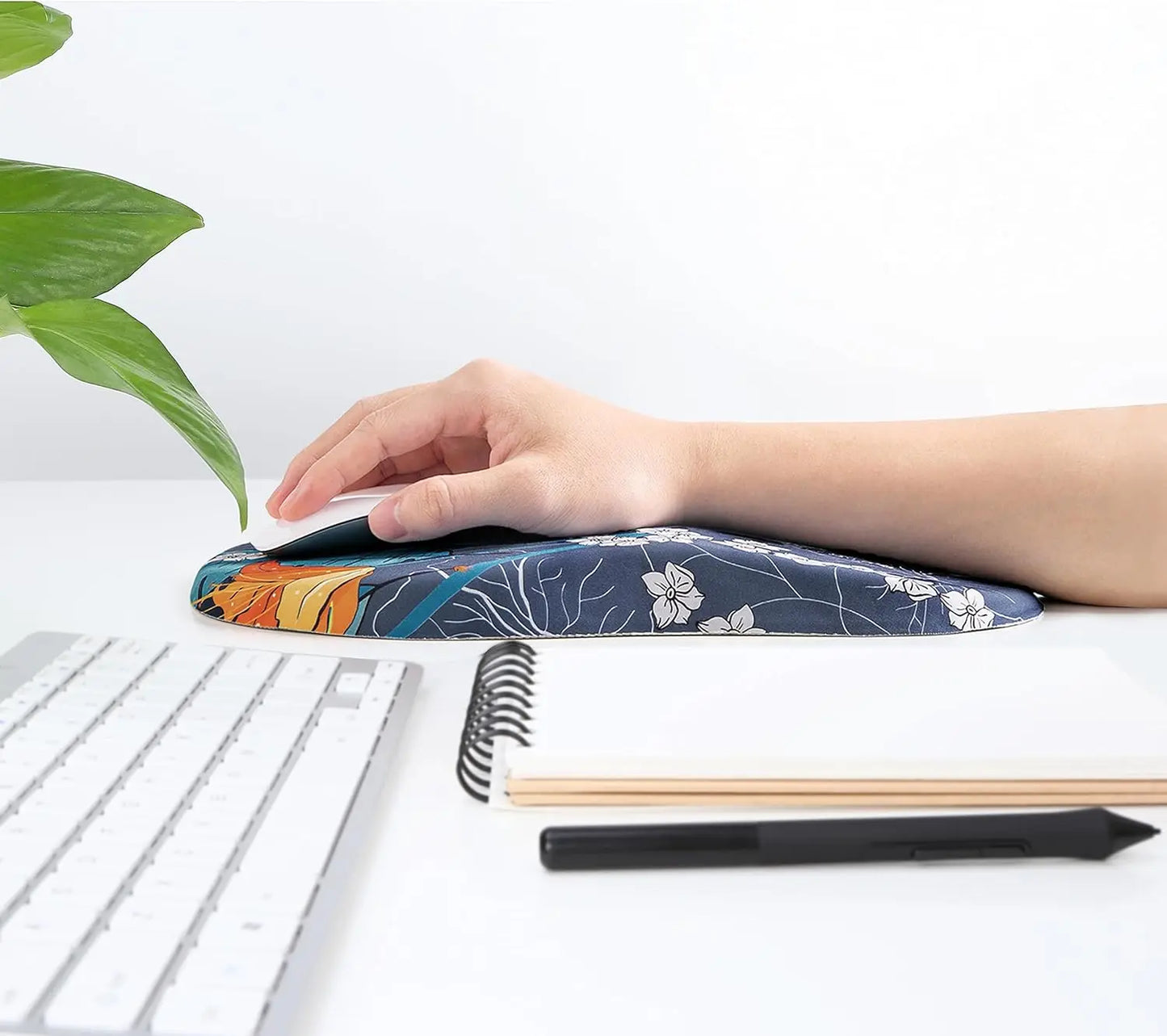 Ergonomisches Memory-Schaum-Mauspad mit Handgelenkauflage