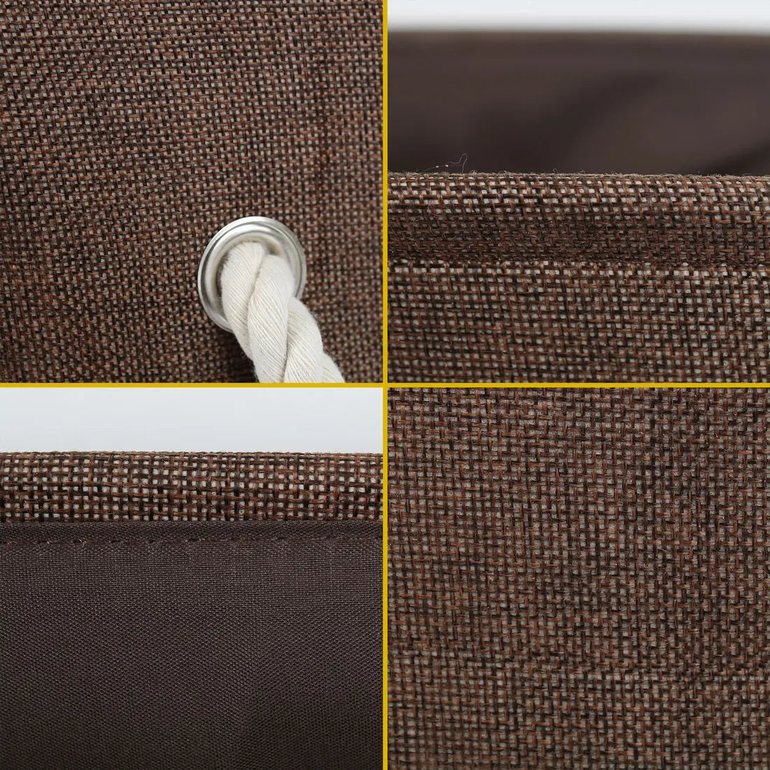 Faltbarer Stoff Aufbewahrungskorb mit Griffen für Spielzeug Wäsche Kleidung