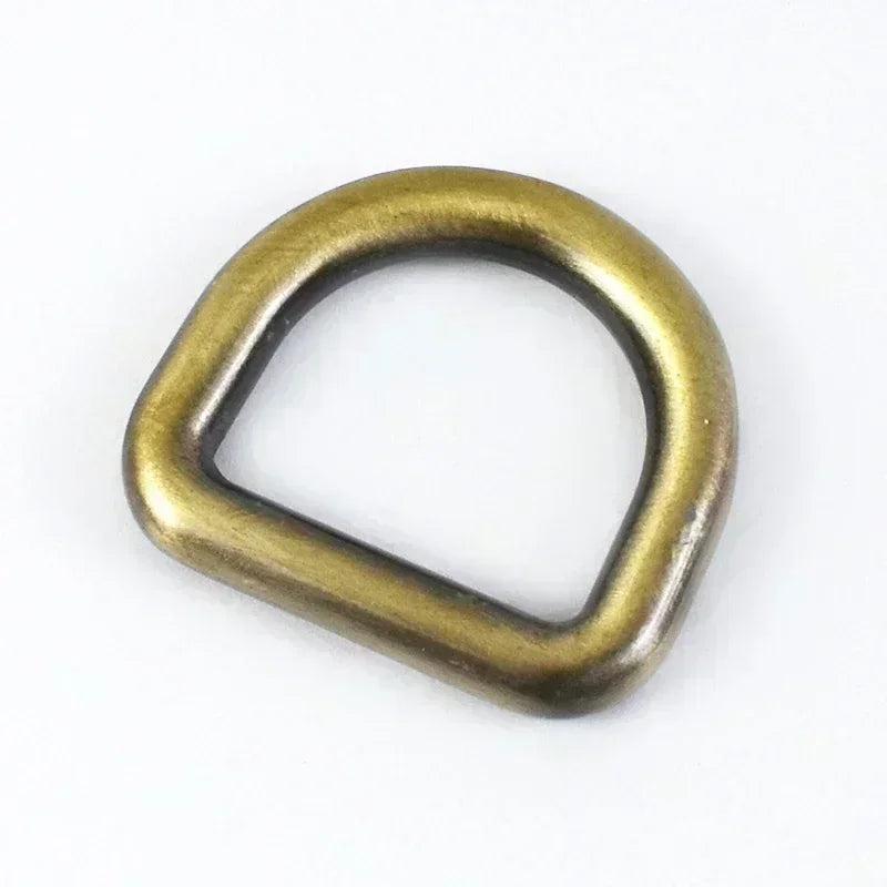 10er Set Metall D-Ring Schnallen 10-50 mm für Taschen Gürtel Gurtband