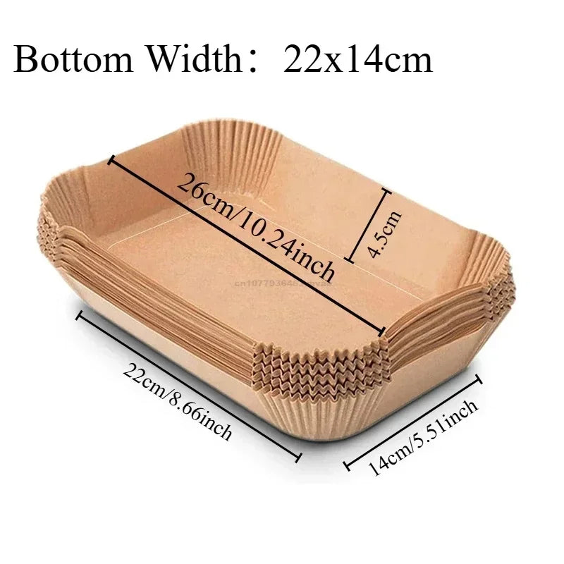 Einweg Kochpapier für Luftfritteuse und Backofen