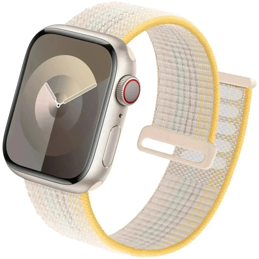 Atmungsaktives Nylonarmband für Smartwatch 38-49 mm, Unisex
