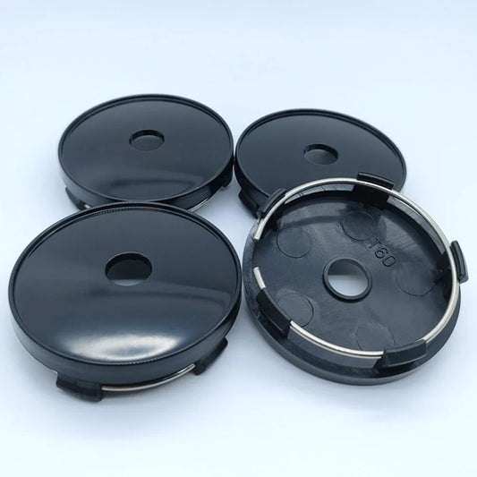 4 Stück Universal Auto Radnabenmittenkappen 60 mm Felgenabdeckung