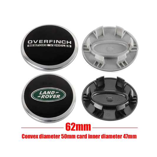 62 mm Radnabenabdeckung 4er Set ABS selbstklebend wetterfest