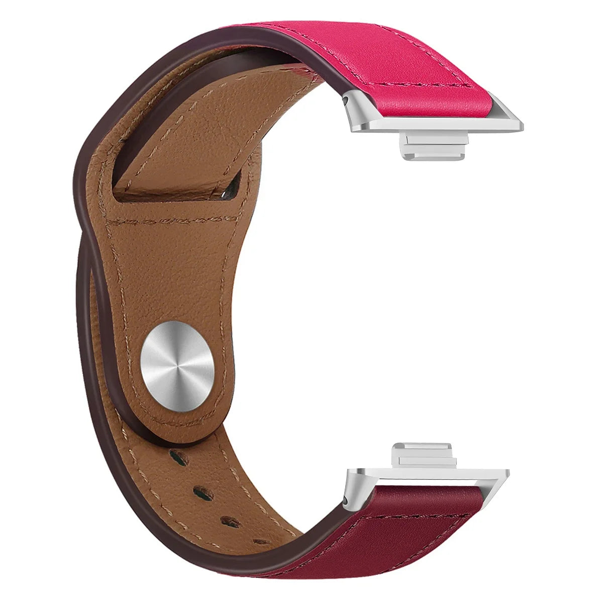 Elegantes Lederarmband für Smartwatch und Fitness Tracker-Yabubestshop