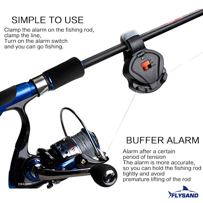 Sensibler Elektronischer Bissanzeiger Ton Alarm für Angler