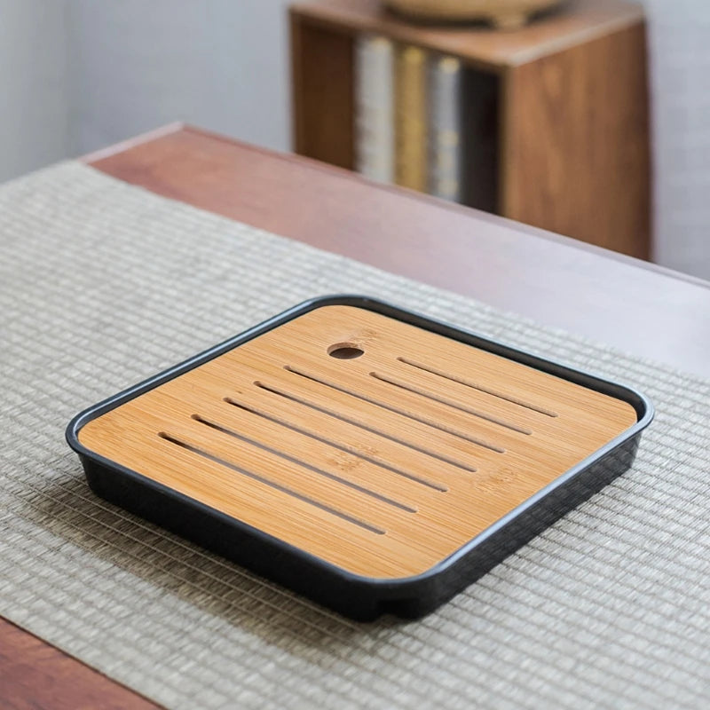 Bambus-Teetablett Mini Teetisch chinesischer Kongfu Tisch