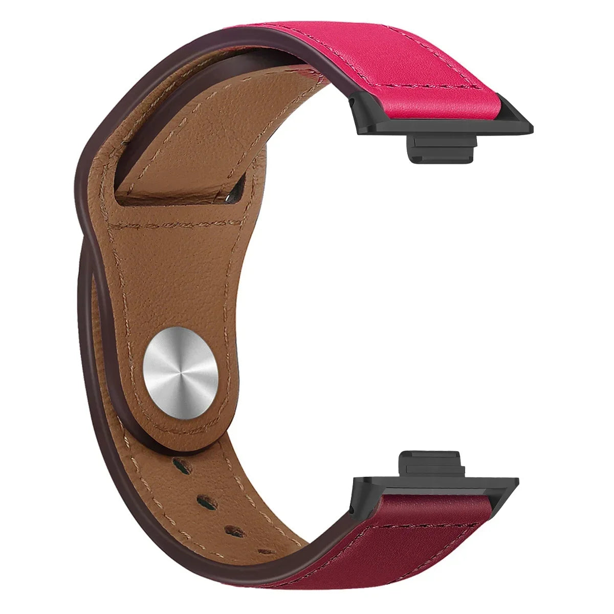 Elegantes Lederarmband für Smartwatch und Fitness Tracker-Yabubestshop