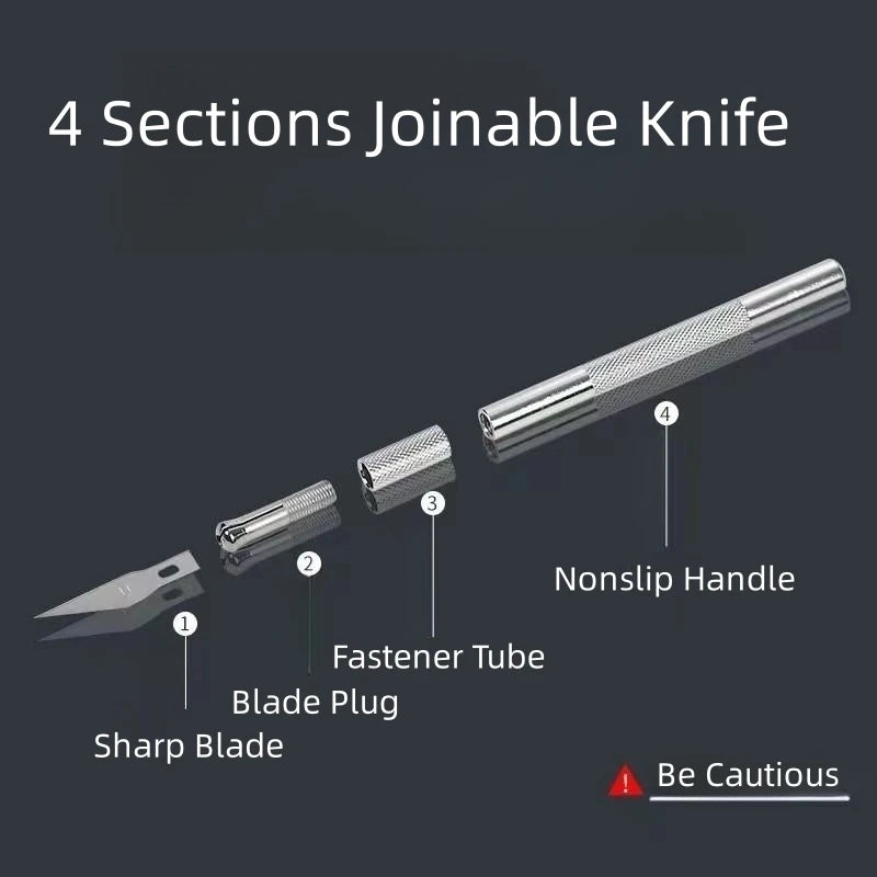 Präziser Gummischneider für Tischtennisbeläge mit Aluminiumgriff