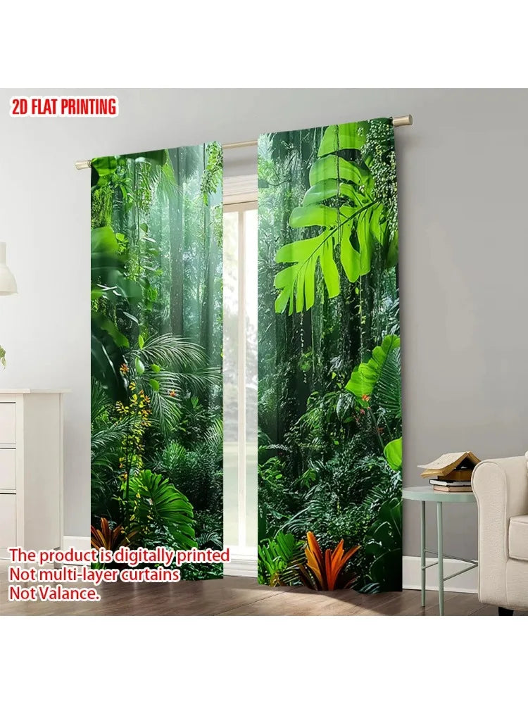 2 Stück Dekorative Flugzeug Druck Vorhänge für Flache Fenster