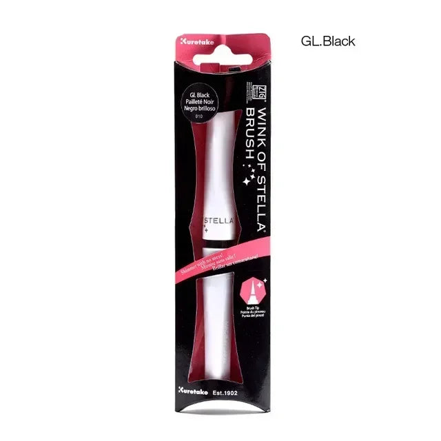 Mehrfarbiger Bling Pinselstift mit funkelndem Aquarellglitzer