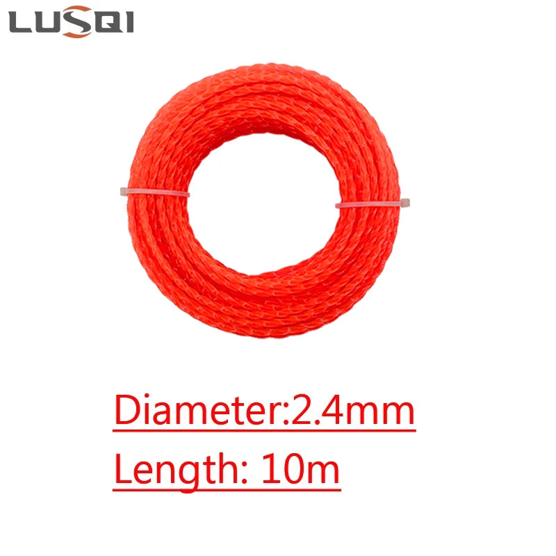 Starker Spiral-Nylon Rasentrimmerfaden für Freischneider - Rasenmäher Zubehör