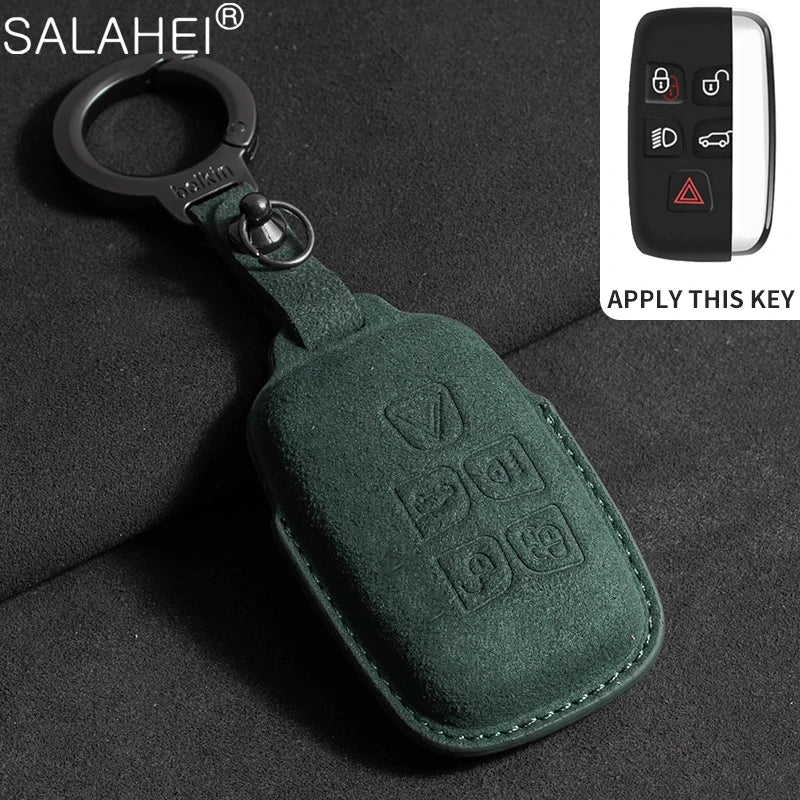 Wildleder Schlüsselhülle für Land Rover – Schutz und Dekoration