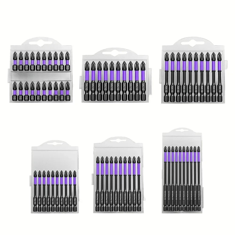 Magnetisches Kreuzschraubendreher-Set mit rutschfestem Griff