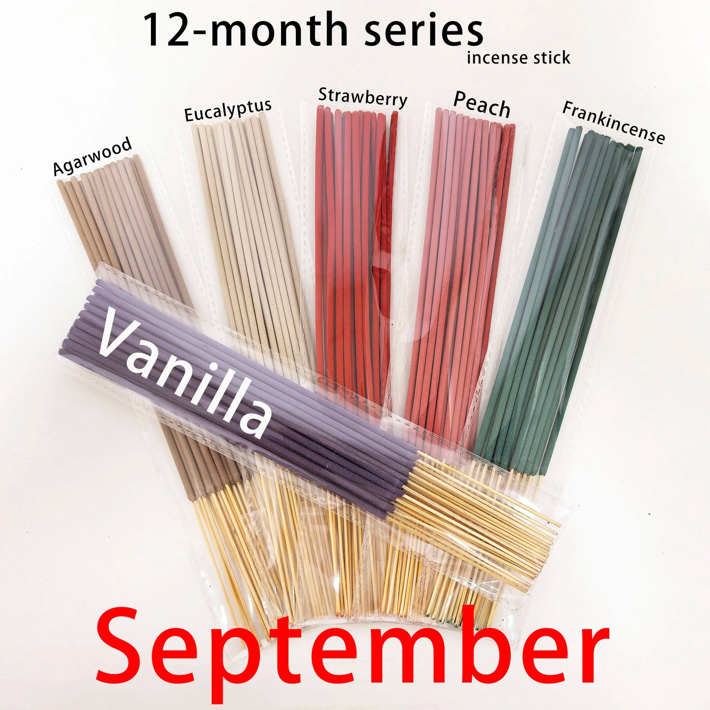 Räucherstäbchen Set mit 126 Stäbchen für Yoga Meditation und Reinigung