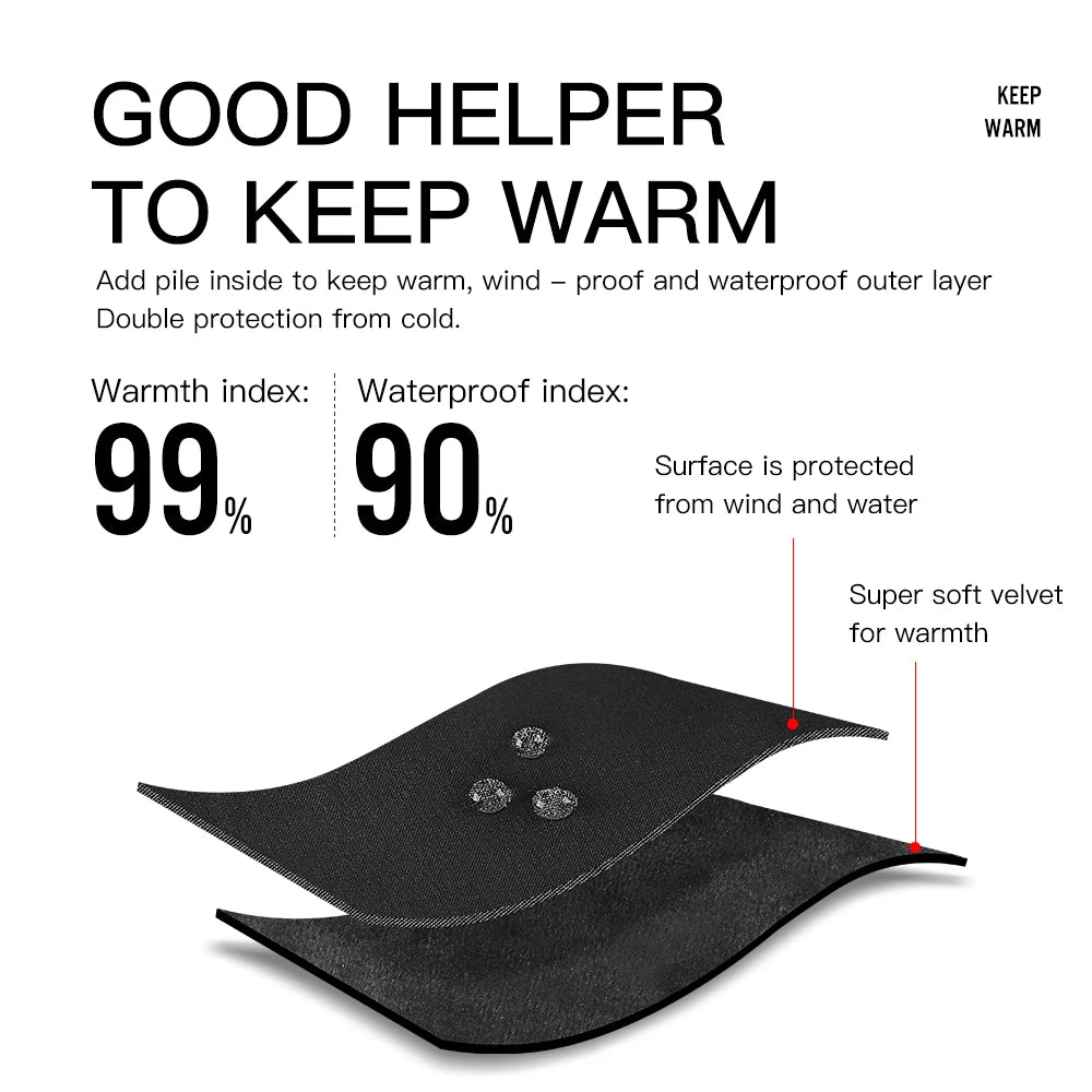 Wasserdichte Winterhandschuhe warm winddicht für Outdoor Sport