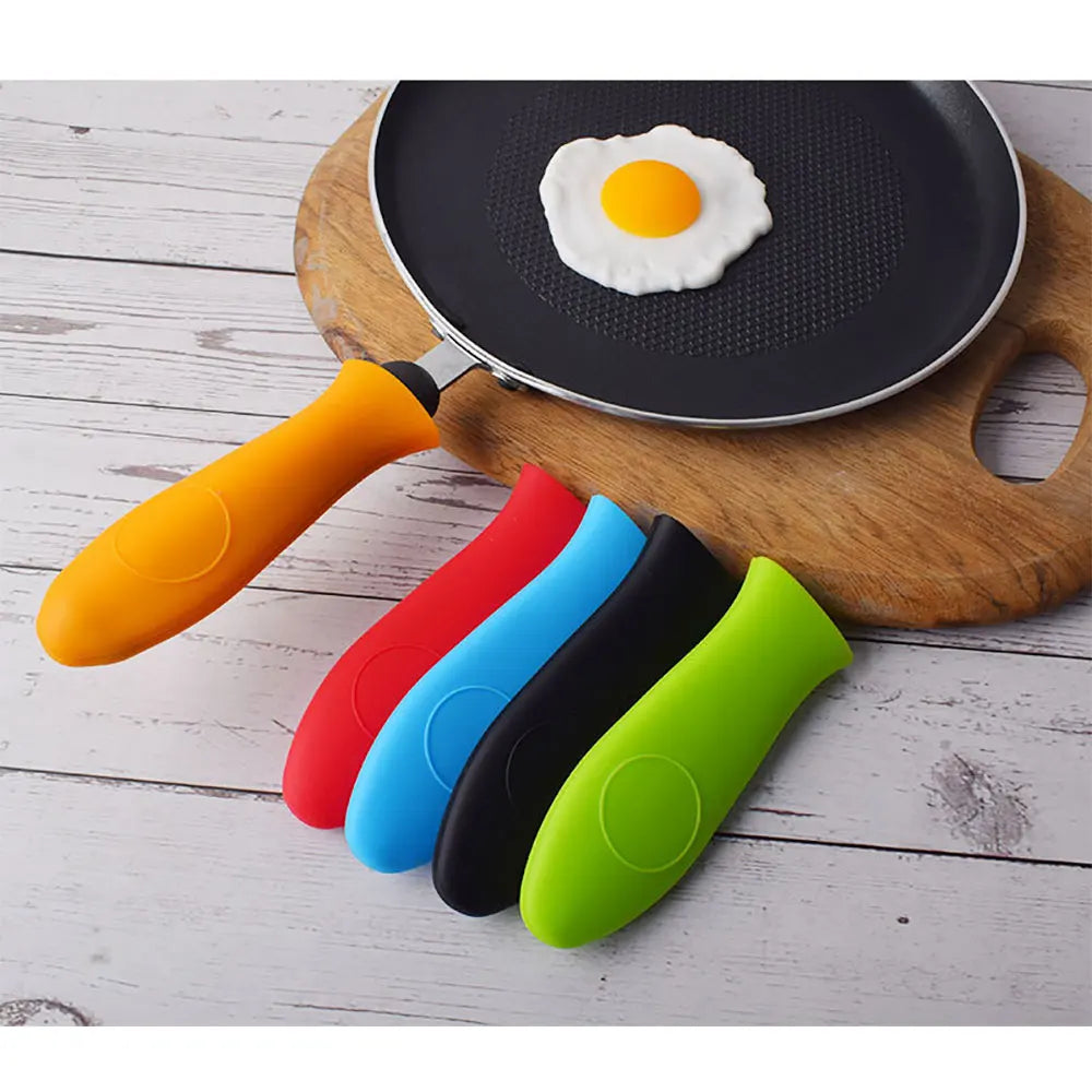 Rutschfeste Silikon Griffabdeckung für Töpfe und Pfannen Hitzeschutz