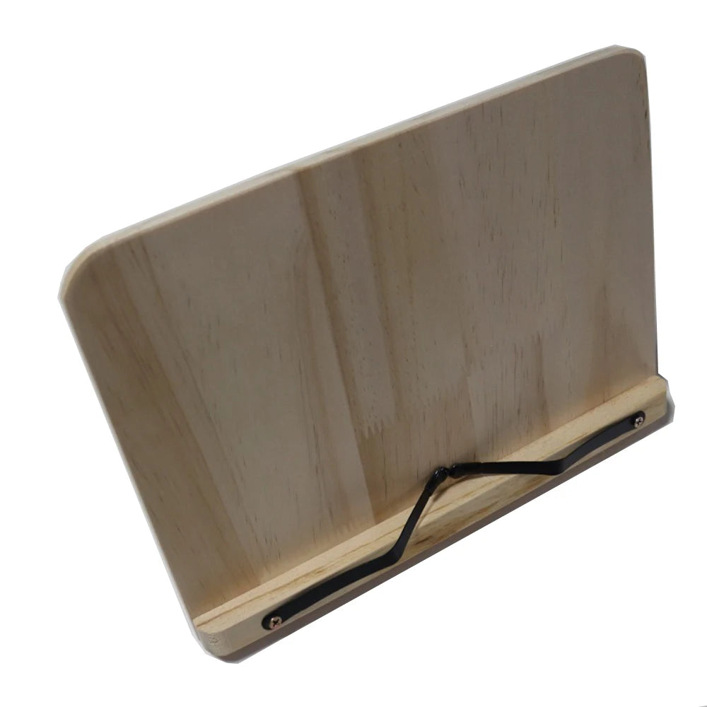 Komfortabler Buchständer aus Holz für ergonomisches Lesen und Ordnung