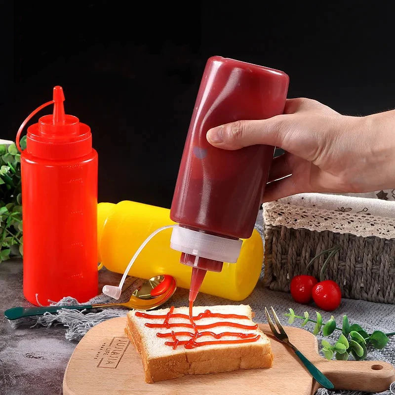 Gewürz-Quetschflaschen 240-720ml für Ketchup Senf Mayo Saucen Küche