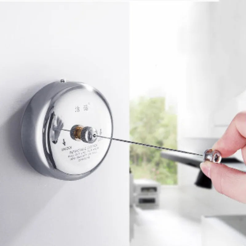 3m tragbare versenkbare Wäscheleine aus Edelstahl für Indoor und Outdoor