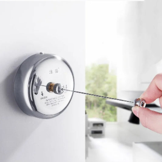 3m tragbare versenkbare Wäscheleine aus Edelstahl für Indoor und Outdoor