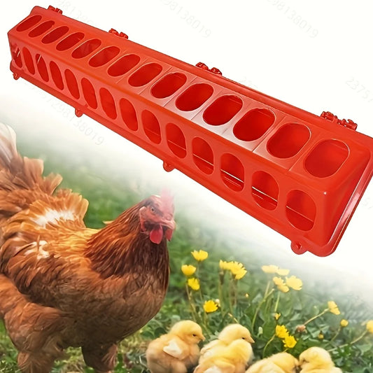 Robustes Kunststoff-Futter- und Trinkbecken für Geflügel zur effizienten Versorgung