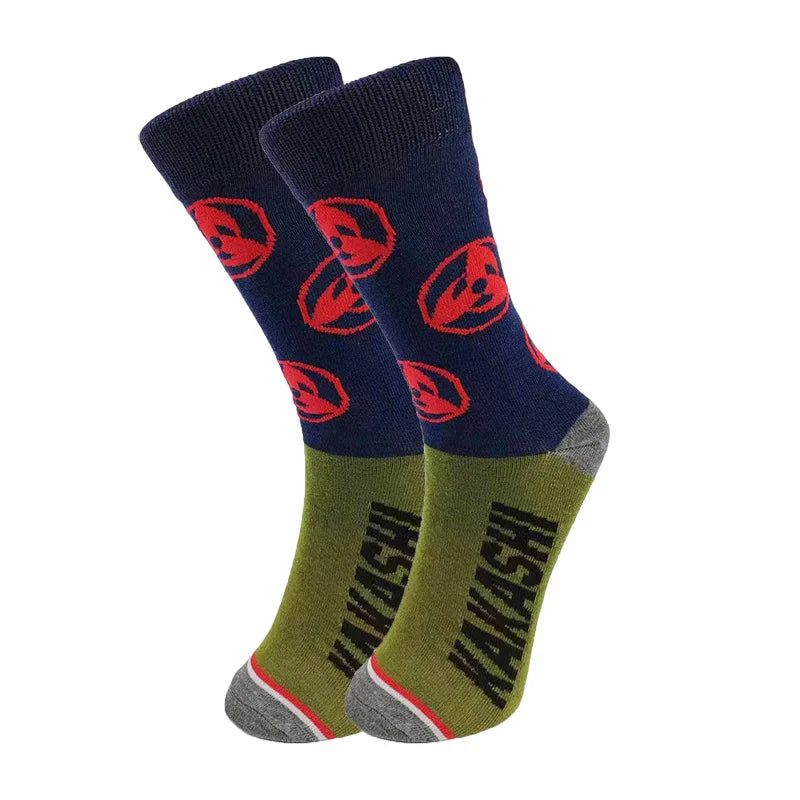 Elastische Anime Sport Socken Unisex Cartoon Motiv für Alltag und Freizeit