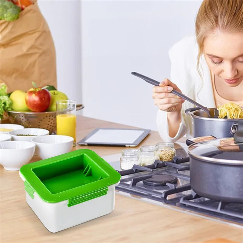 Kunststoff Tofu Presse Set mit Käsetuch für hausgemachten Tofu