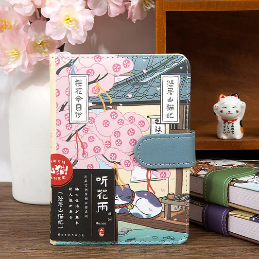 Kawaii A6 Notizbuch mit Magnetverschluss und 224 Seiten für Planer