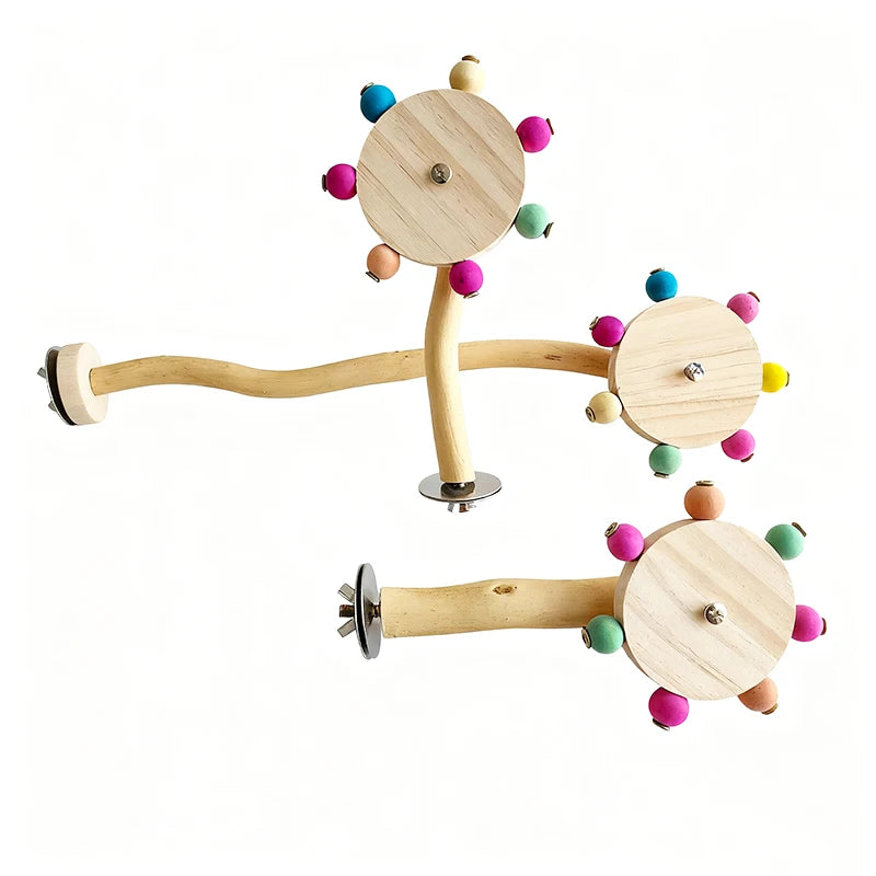 Interaktives Papagei Vogel Spielzeug Rotierende Windmühle Puzzle Spiel