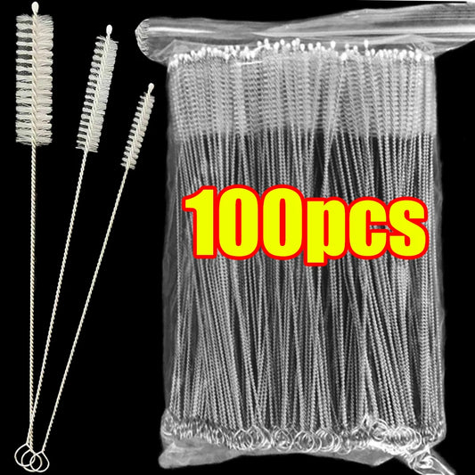 Trinkhalm Reinigungsbürsten Set Nylon Edelstahl für Babytassenflaschen
