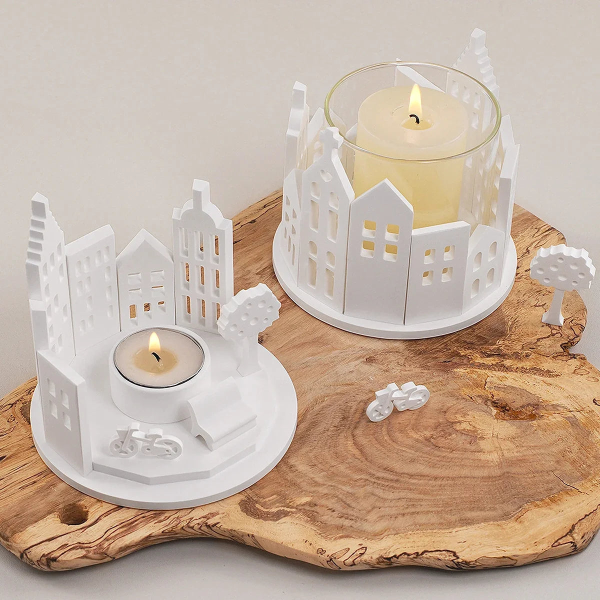 Silikonform für DIY Kerzenhalter im Haus Design