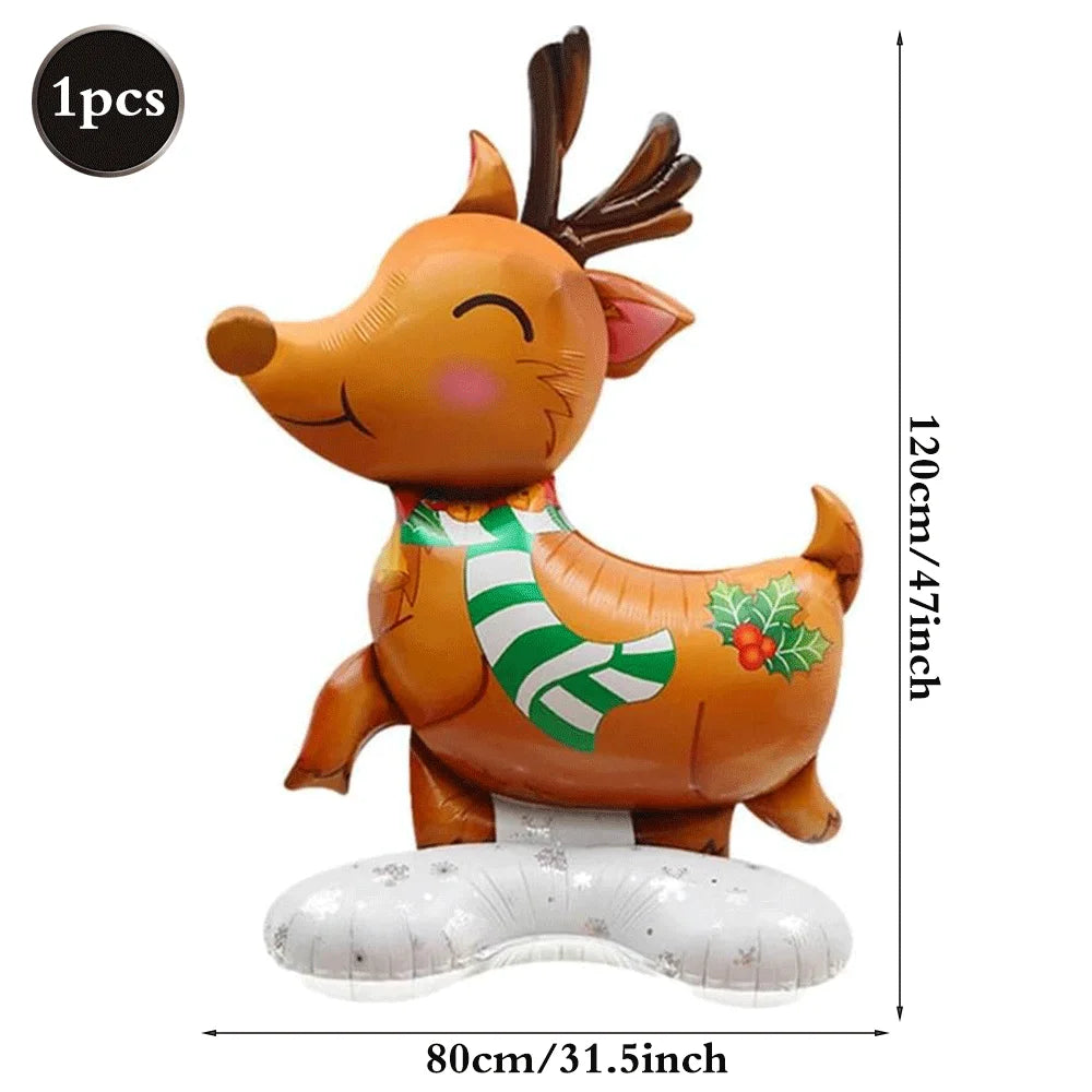 Festliche Weihnachts Folienballons Santa Rentier Schneemann für Partys