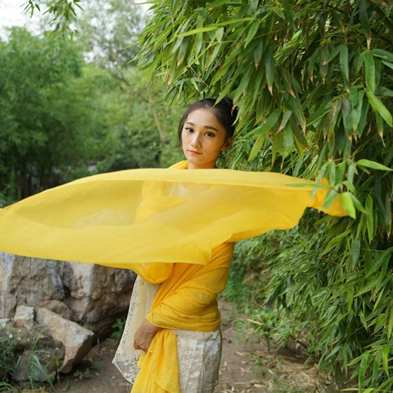 Damen Schal Polyester uni ca. 180x55cm – Vier Jahreszeiten Reise Strand Mode