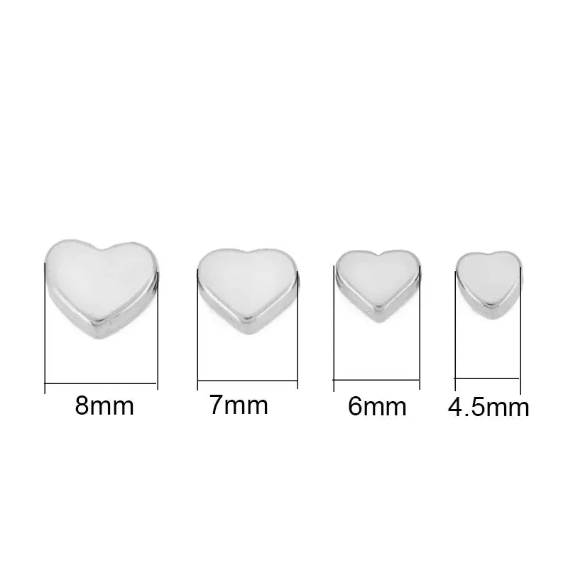 10 Stück Edelstahl Abstandshalter Perlen in Gold für DIY Schmuck-Yabubest - Home & More