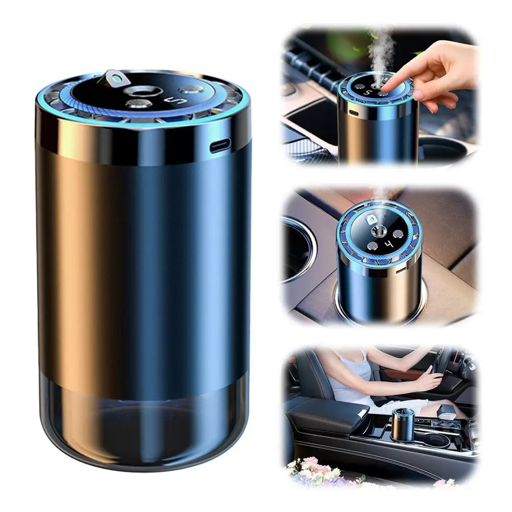 Smart Auto Lufterfrischer 50ml Einstellbar mit Sternenhimmel Ambientelicht