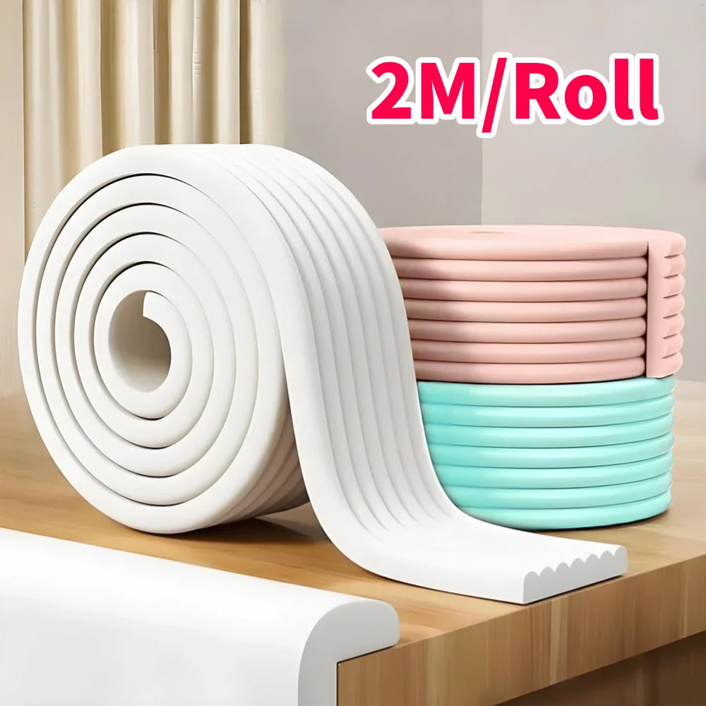 2M Sicherheitsschutzstreifen Kantenschutzstreifen Tisch Eckenschutz 8mm