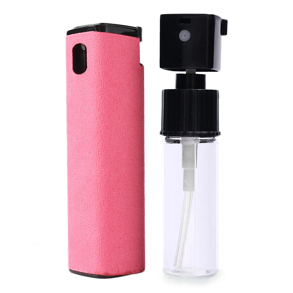 2in1 Mikrofaser Bildschirm Reiniger Set mit Spray für Telefon Tablet Brille