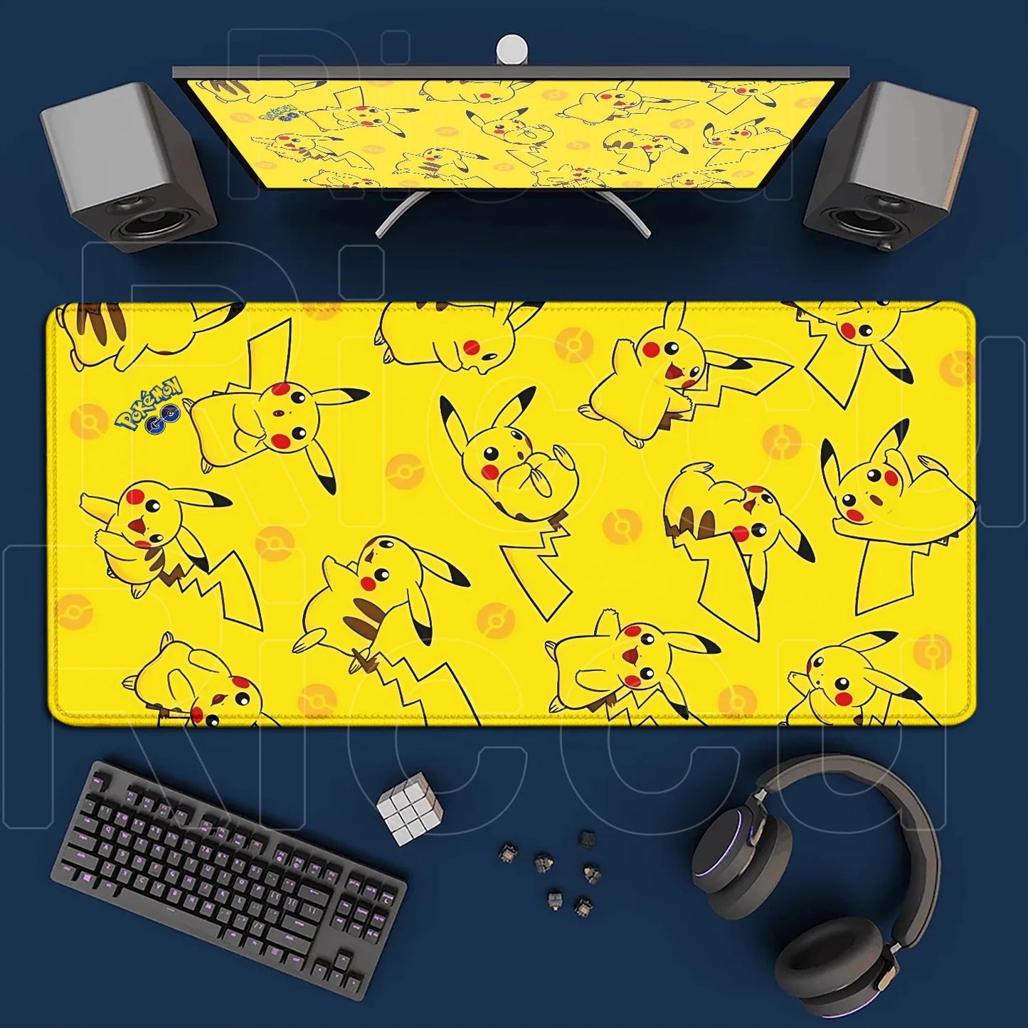 Extra Großes Gaming Mauspad 120x60cm Rutschfest Schreibtischunterlage XXL