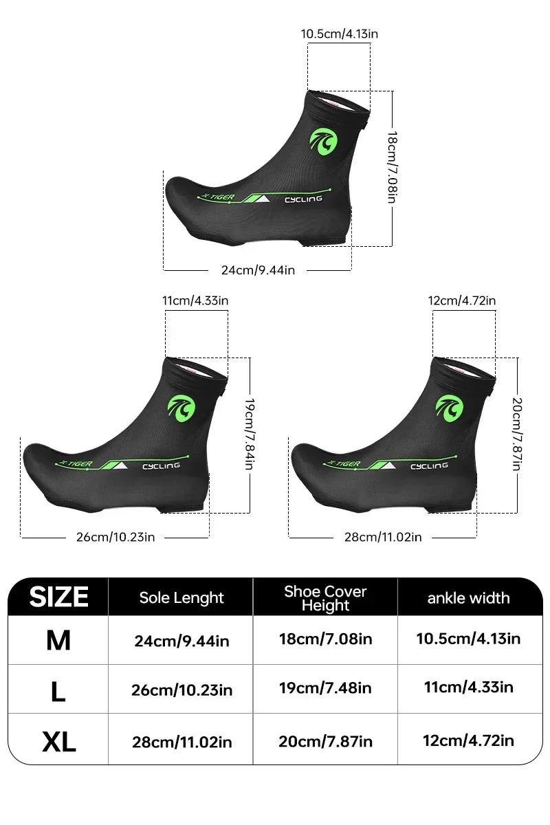Winter Thermo Fleece Fahrrad Schuhüberzüge für Damen und Herren