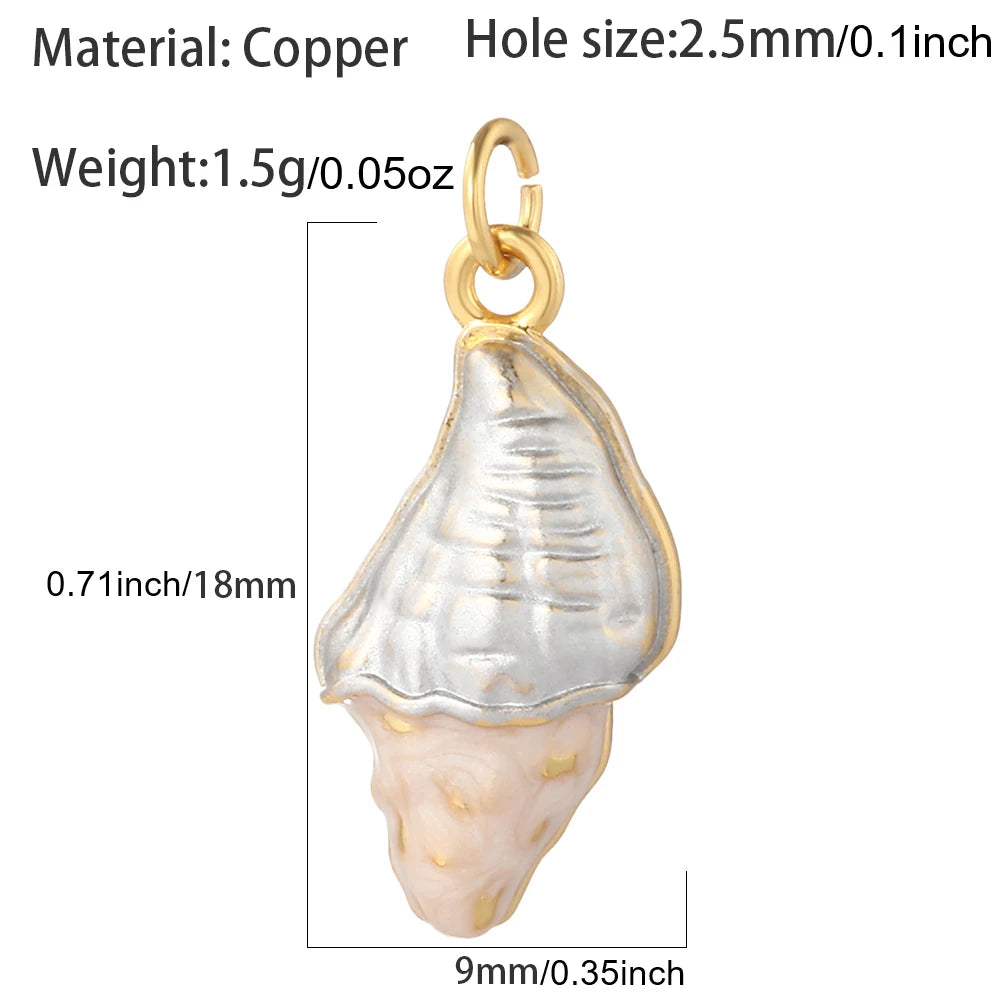 Kreative Anhänger mit Meeresmotiven aus Kupfer und Emaille