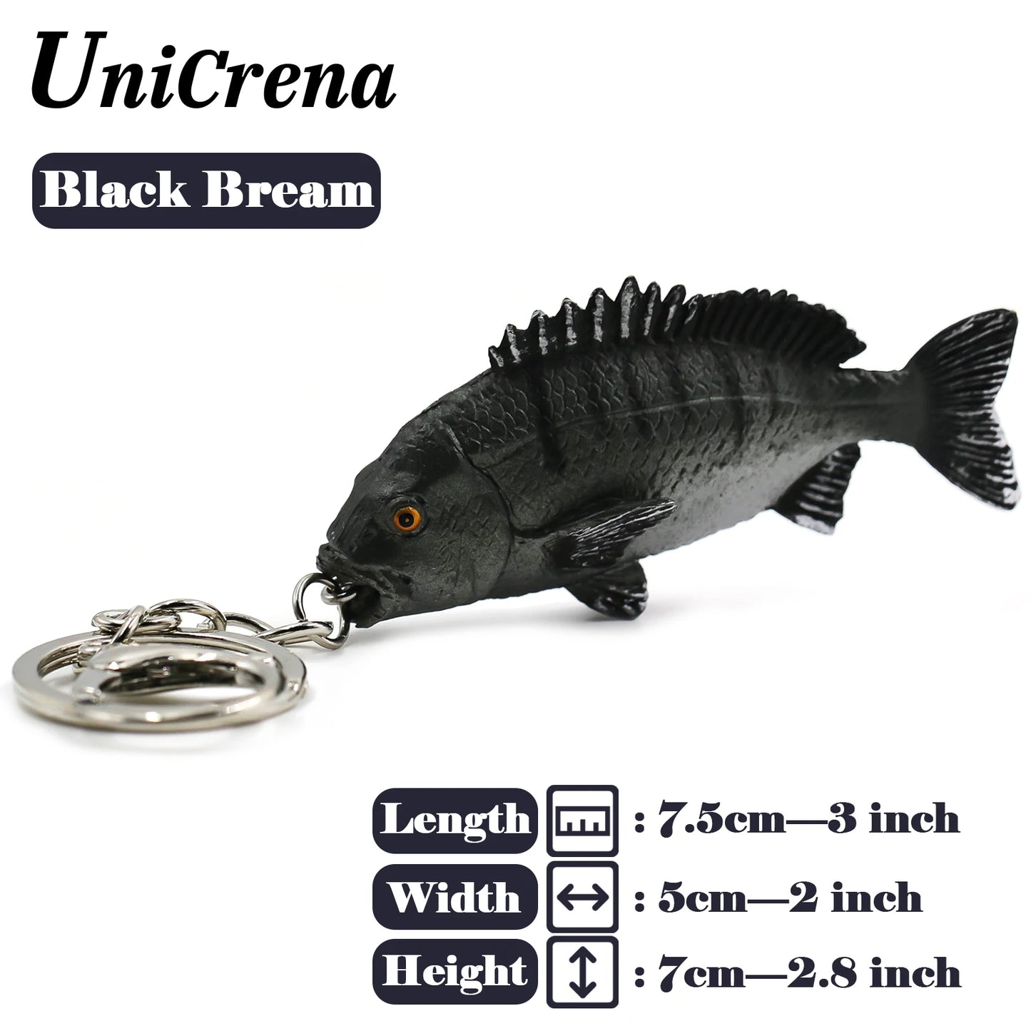 Kreativer handgefertigter Fisch Schlüsselanhänger mit Angeldesign Unisex