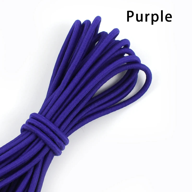 Flexibles 4mm Gummiband für DIY Kleidung, Haarbänder, Nähen